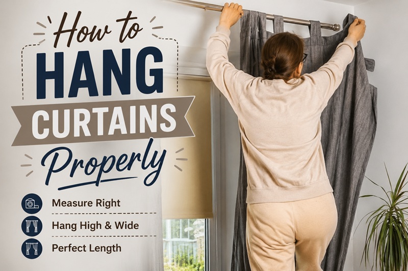 How to Hang Curtains Properly