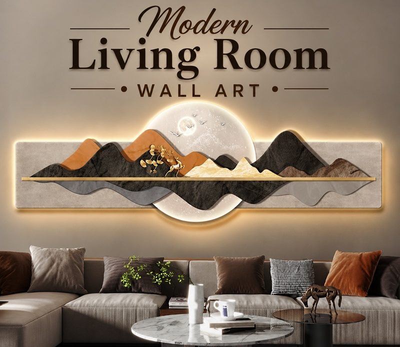 Modern Living Room Wall Art